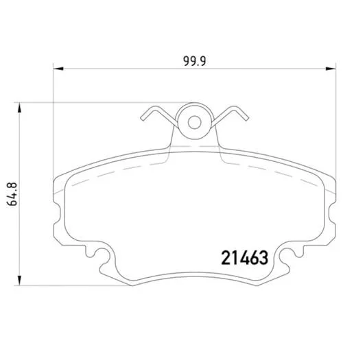 Pagid Brake Systems Pagid Front Low-Metallic Brake Pads – 355012671