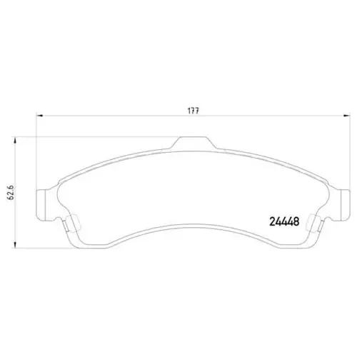Pagid Brake Systems Pagid Front Low-Metallic Brake Pads – 355012811