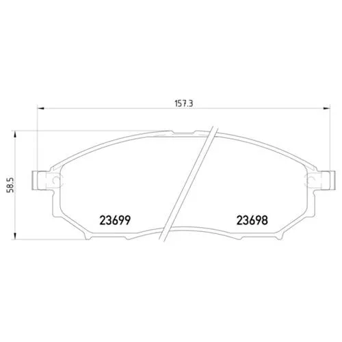 Pagid Brake Systems Pagid Front Low-Metallic Brake Pads – 355013141