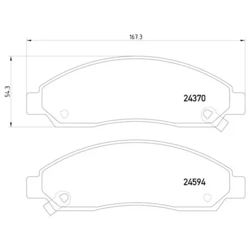 Pagid Brake Systems Pagid Front Low-Metallic Brake Pads – 355013291