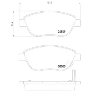 Pagid Brake Systems Pagid Front Low-Metallic Brake Pads – 355013371