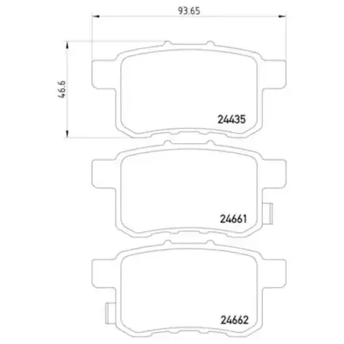 Pagid Brake Systems Pagid Rear Low-Metallic Brake Pads – 355013631