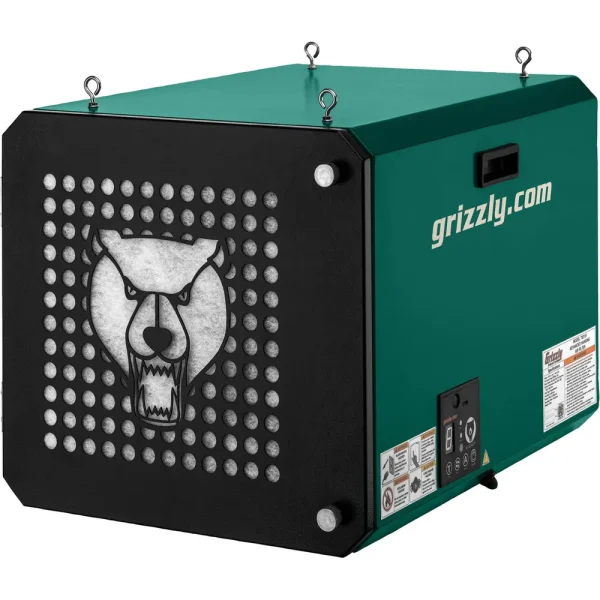 Grizzly Industrial 5-Speed HEPA Hanging Air Filter (T33151)