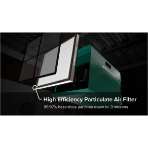 Grizzly Industrial 5-Speed HEPA Hanging Air Filter (T33151) - view 3