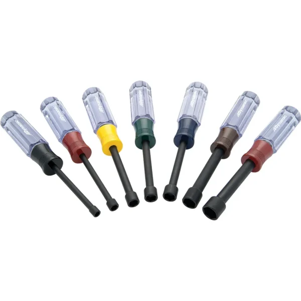 Dynamic Tools 7 Piece SAE Nut Driver Set, Acetate Handles (D062503)