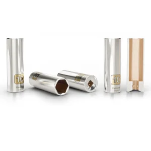Dynamic Tools 1/4″ Drive 6 Point Metric, 5.5mm Deep Length, Chrome Finish Socket (D003255) - view 3