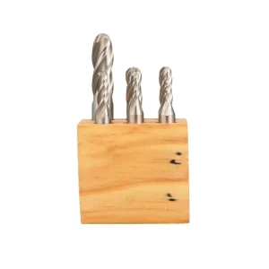 HHIP 1/8-1/2″ 6 PIECE 4-FLUTE M2 BALL NOSE END MILL SET (8001-0007) - view 3