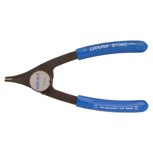 Gray Tools Convertible Retaining Ring Plier, 6″ Long, .038″ Tip, 90 Degree Tip Angle (B136C) - view 2