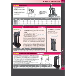 PRO-SERIES PRO-SERIES 2 TON ARBOR PRESS (8600-0132) - view 2