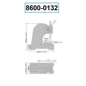 PRO-SERIES PRO-SERIES 2 TON ARBOR PRESS (8600-0132) - view 3