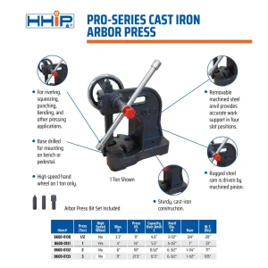 PRO-SERIES PRO-SERIES 2 TON ARBOR PRESS (8600-0132) - view 4