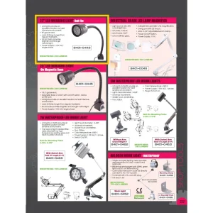 HHIP LED GOOSE NECK WORK LIGHT BOLT ON (8401-0443) - view 3