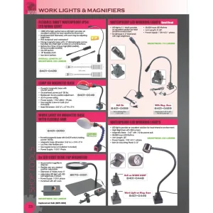 HHIP LED GOOSE NECK WORK LIGHT BOLT ON (8401-0443) - view 4