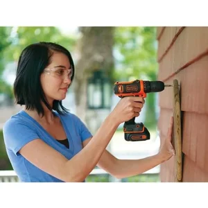 Black+Decker 12V Drill & Home Tool Kit, 42 Piece (BCPK1249C) - view 3