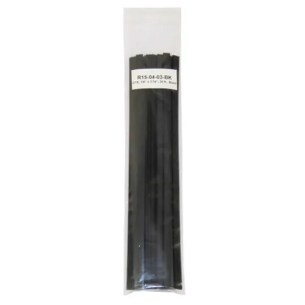 Polyvance Gtx (Pa+Ppe), 3/8″ X 1/16″ Ribbon, 30 Ft., Black (R15-04-03-BK)