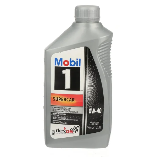 Mobil 1 Full Synthetic Motor Oil 0W-40 1 Quart – 1-0-40SC