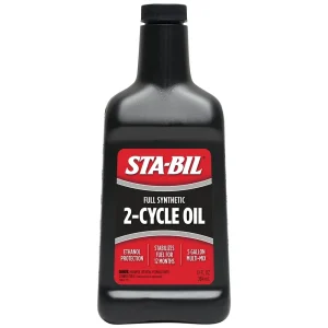 Sta-Bil Full Synthetic 2-Cycle Oil – With Fuel Stabilizer, 13 Fl. Oz. (22404)
