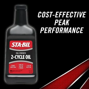 Sta-Bil Full Synthetic 2-Cycle Oil – With Fuel Stabilizer, 13 Fl. Oz. (22404) - view 2