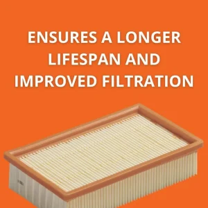 Fein Turbo Vacuum Dust Extractor Flat Fold Filter Replacement (31345012010) - view 4