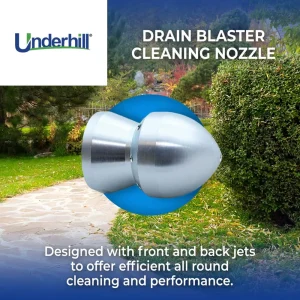 Underhill Drain Blaster Hose Nozzle Cleaner, Sewer Jetter, Washer (DN-10) - view 4