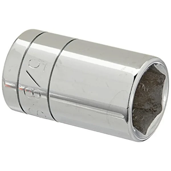 SK Tools 41120 3/8 in. Drive 6-Point Fractional Standard Chrome Socket 1/2 in
