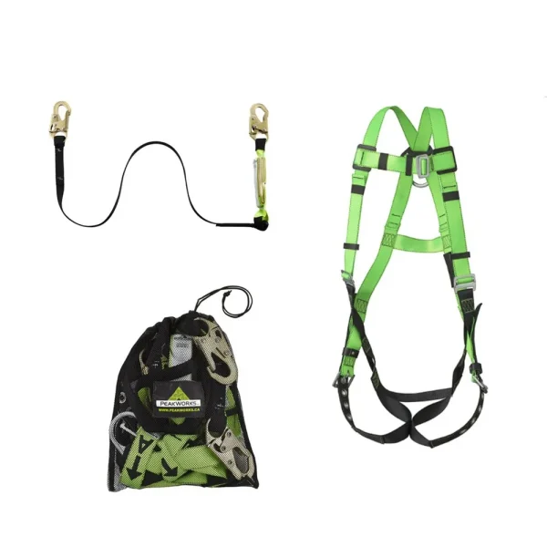PeakWorks V8252306 Lightweight, Comfortable, 6 ft. Lanyard w/ Snap Hooks & Mesh
