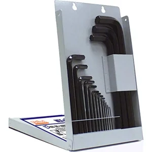 Eklind 13613 Ball-Hex-L Key Allen Wrench – 13pc set Metric MM sizes 1.3-17 Long