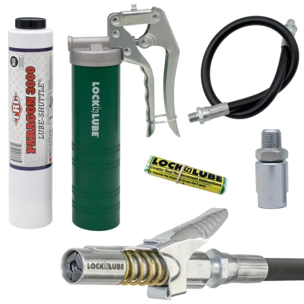 LockNLube Spin-On Pistol-Grip Grease Gun Kit (LNL154)