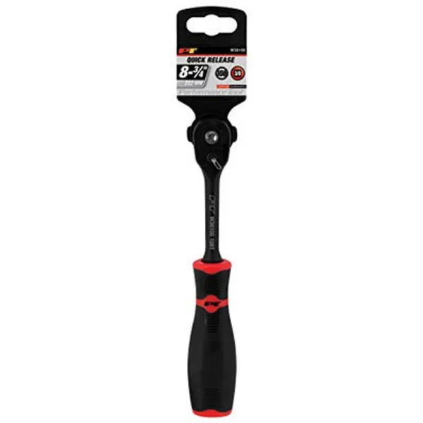 Performance Tool W38100 3/8″ Drive Black Handle Ratchet – 108 Teeth Ratchet