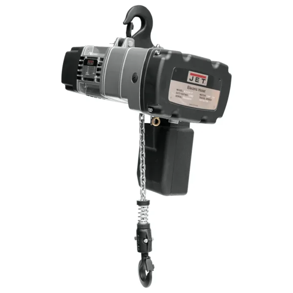 Jet BLVS100-010 1PH 1-Ton Electric Chain Hoist w/ 10′ Lift (104033)