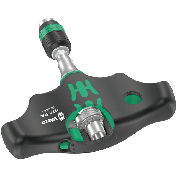 Wera 416 RA T-Handle Bitholding Screwdriver w/ Function, 1/4″, 45 mm (05023461001)