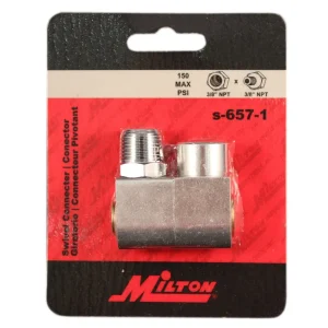 Milton S657-1 3/8″ NPT Swivel Hose Fitting Connector - view 3