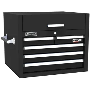 Homak PRO II Series 27″ 5-Drawer Top Chest, Black (BK02027052)