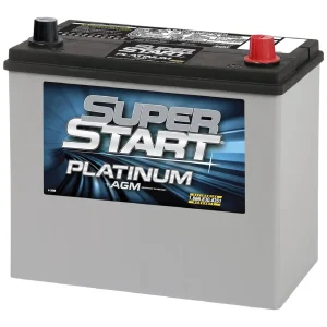 Super Start Platinum AGM Top Post Battery Group Size 51R 500 CCA 75 Minute RC – 51RTPLT