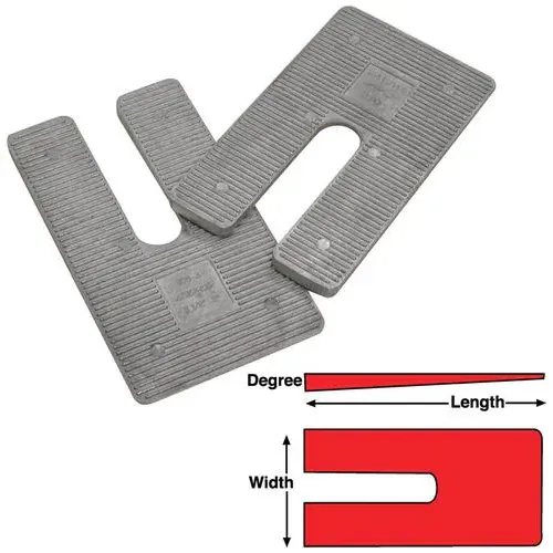 Specialty Products 2 Degree Alignment Caster Wedge – 10432