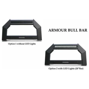 Black Horse Off-Road Armour Matte Bull Bar – AB-JE22-NL - view 3