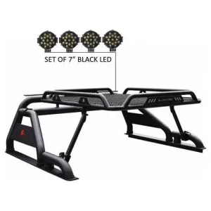 Black Horse Off-Road Warrior Roll Bar – WRB-001BK-PLB - view 4