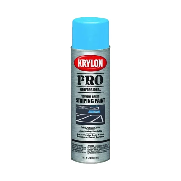 Krylon 5912 Solvent Based High Way Striping Paint – Handicap Blue, 18 oz
