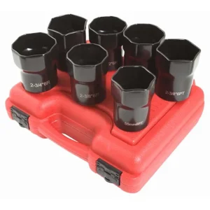 Sunex 1/2″ Dr. 7 Pc. Wheel Bearing Lock Nut Set (2847)