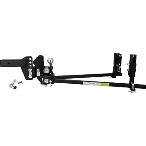 Weigh Safe True Tow Heavyweight Weight Distribution Hitch 4″ Drop, 2.5″ Shank, 22K GTWR (WSFTTHW4-2.5XL-KA)
