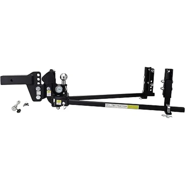 Weigh Safe True Tow Heavyweight Weight Distribution Hitch 4″ Drop, 2.5″ Shank, 22K GTWR (WSFTTHW4-2.5XL-KA)