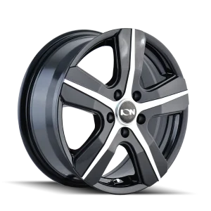 Ion Alloy 101 Gloss Machined Wheel (101-6631B, 101-6631S)