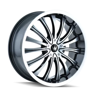Mazzi Hype 351 Black/Machine Wheels (JB-DS-WHL-351-2918B, JB-DS-WHL-351-2937B)