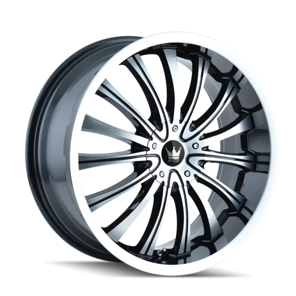 Mazzi Hype 351 Black/Machine Wheels (JB-DS-WHL-351-2918B, JB-DS-WHL-351-2937B)
