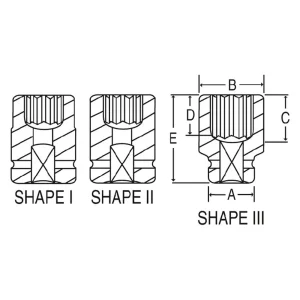Grey Pneumatic 1″ Drive 15/16″ 8-Point Standard Impact Socket (4530S) - view 2