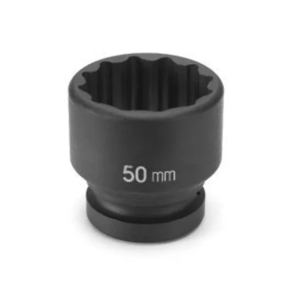 Grey Pneumatic 31Mm X 12 Point Short 1″ Drive Impact Socket (4131M)