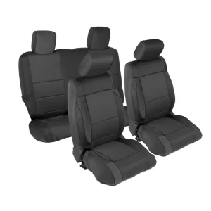 Smittybilt Jeep 13-18 Wrangler JK 2-Door Neoprene Seat Cover Set – Black (SMB471501)