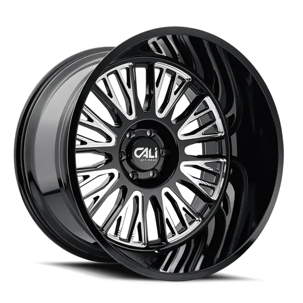 Cali Off-Road Vertex 9116 Black Milled Wheels