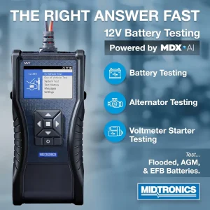 Midtronics Handheld Battery Tester With Printer, Mdx-Ai Powered, Fast & Accurate Diagnostics For 6V/ - view 2