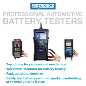 Midtronics Handheld Battery Tester With Printer, Mdx-Ai Powered, Fast & Accurate Diagnostics For 6V/ - view 4